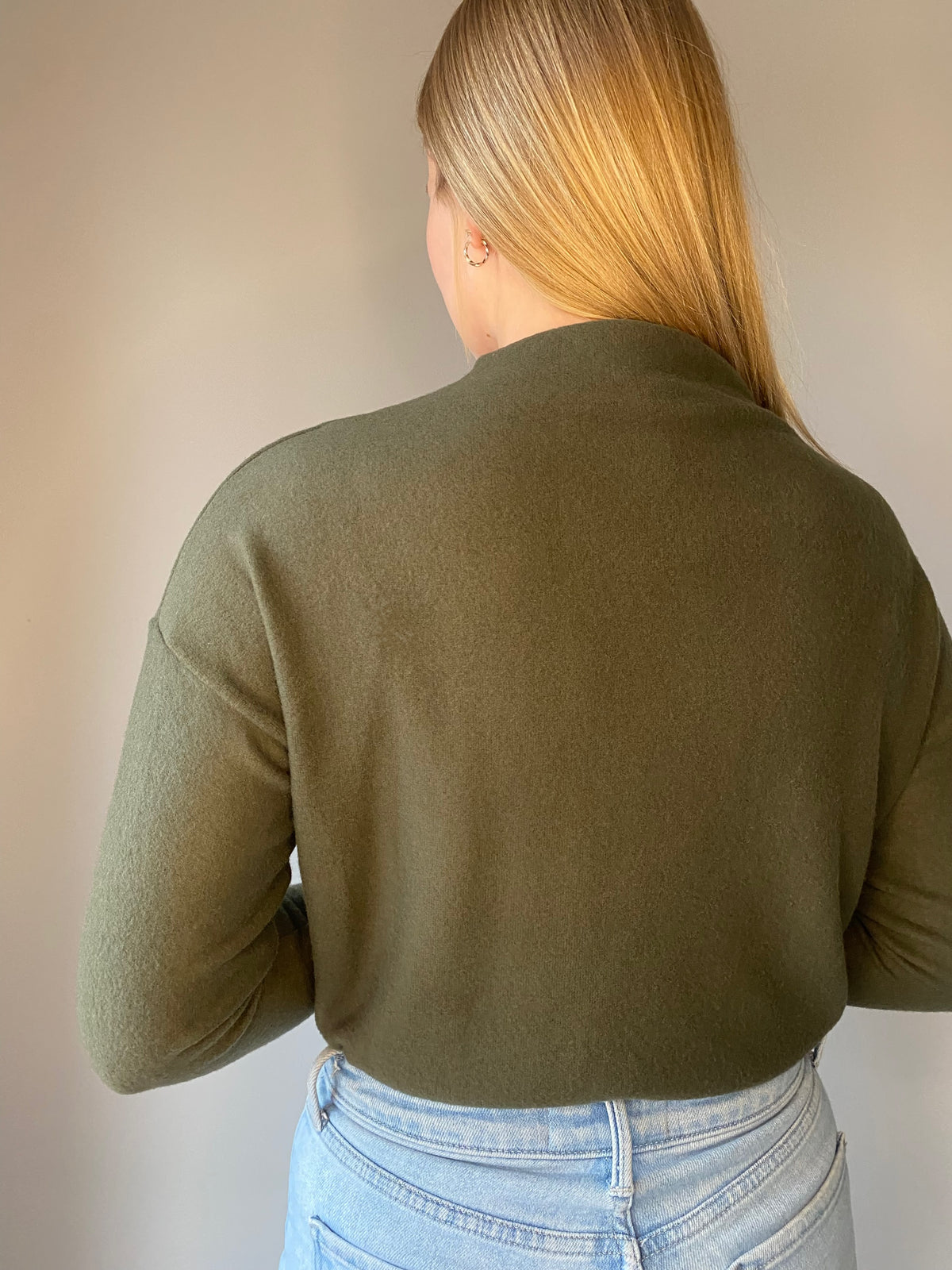 Long-Sleeve Mock-Neck Bodysuit