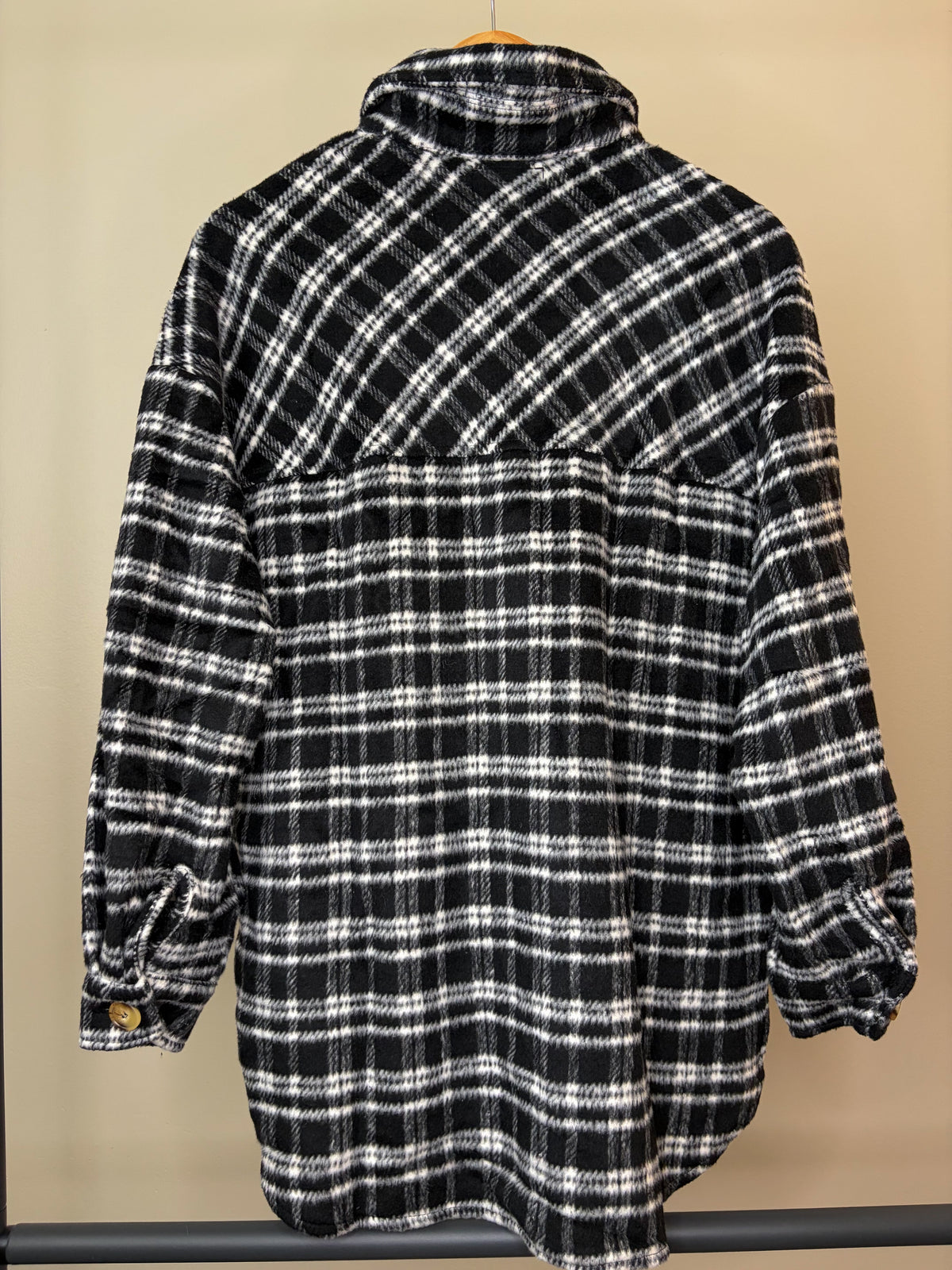 Black Plaid Shacket