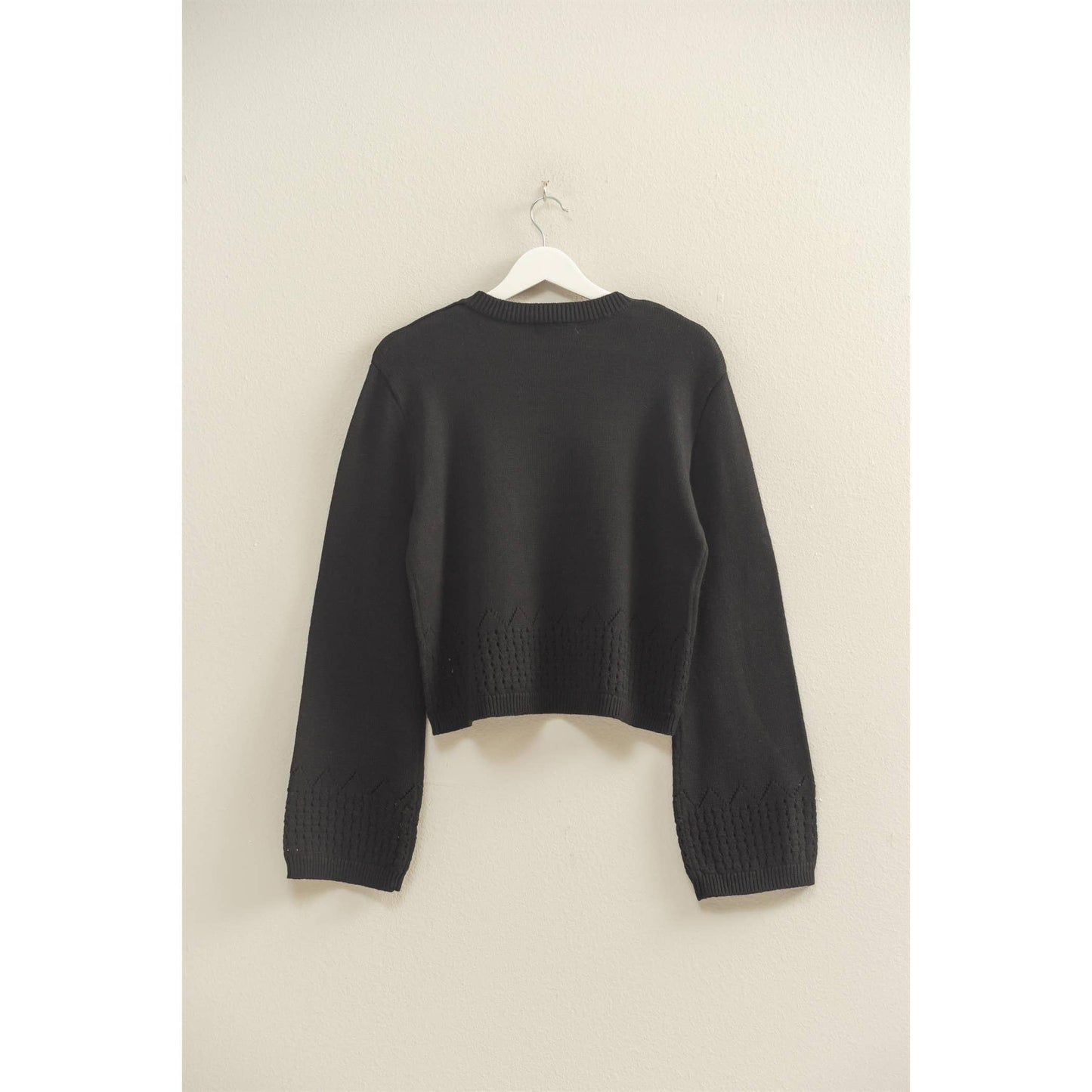 Eyelet Detailed Sweater