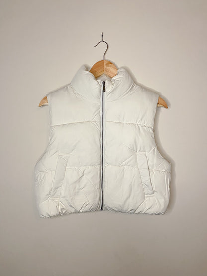 Cropped Puffer Vest