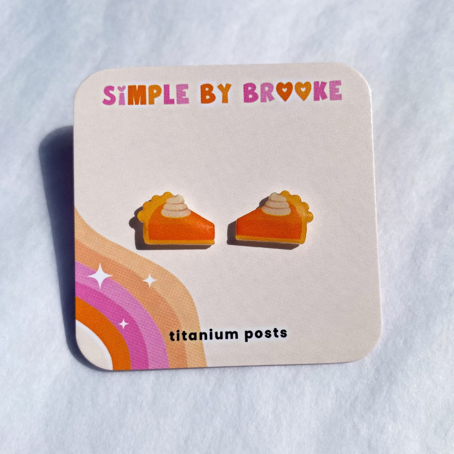 Pumpkin Pie Earrings