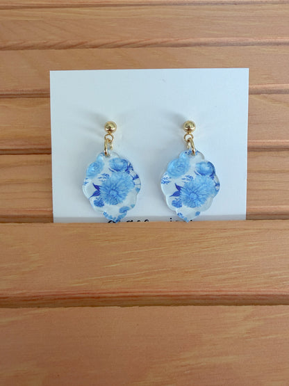 Floral Dangle Earrings
