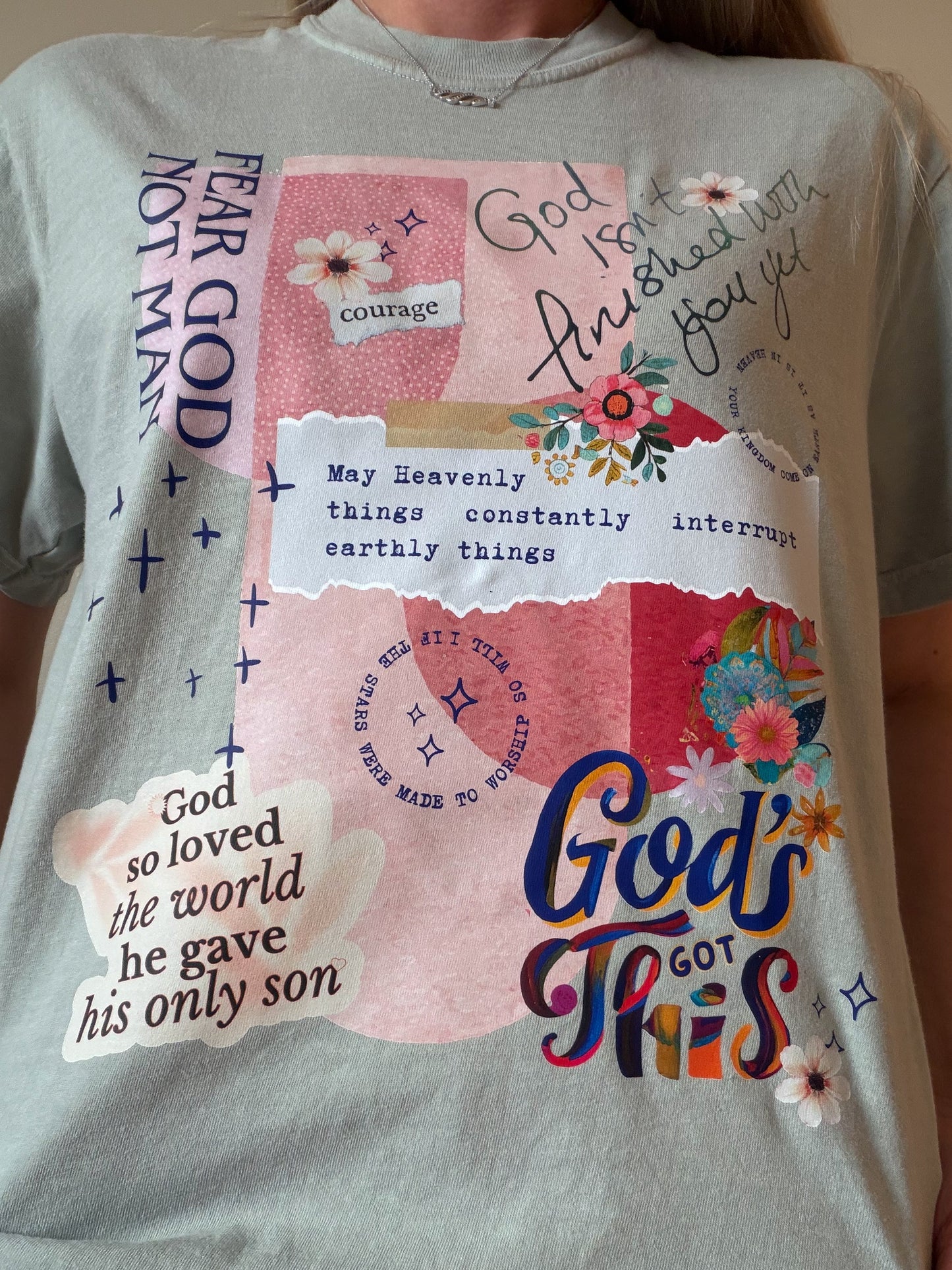 Christian Collage Graphic Tee
