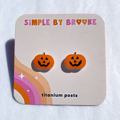Jack O Lantern Earrings