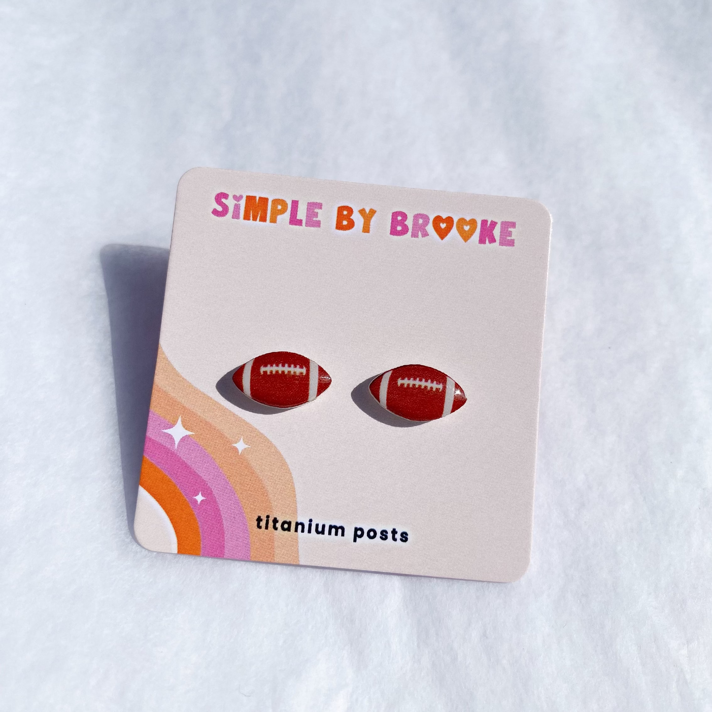 Football Earrings