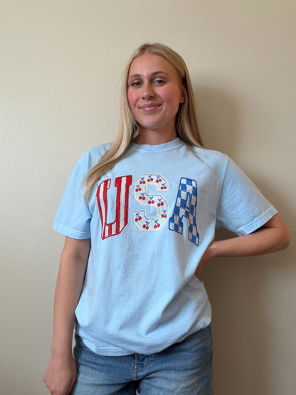 USA Cherry Graphic Tee