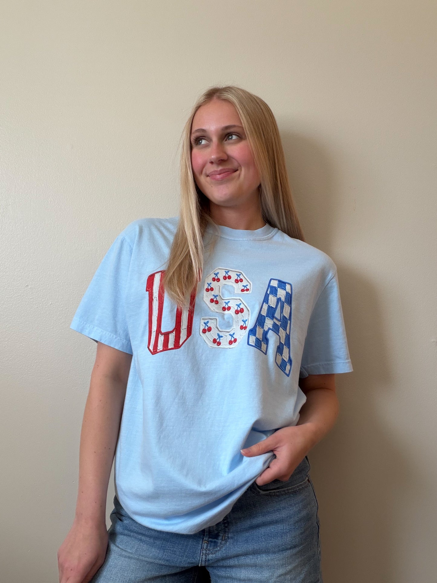 USA Cherry Graphic Tee