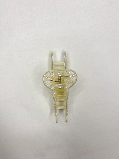 Pearl Butterfly Hair Claw Clips