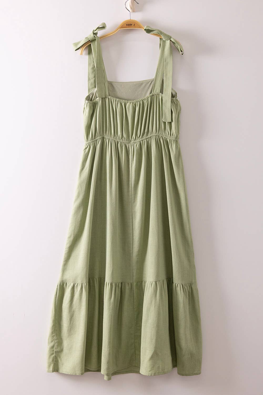 Embroidery Detail Midi Dress