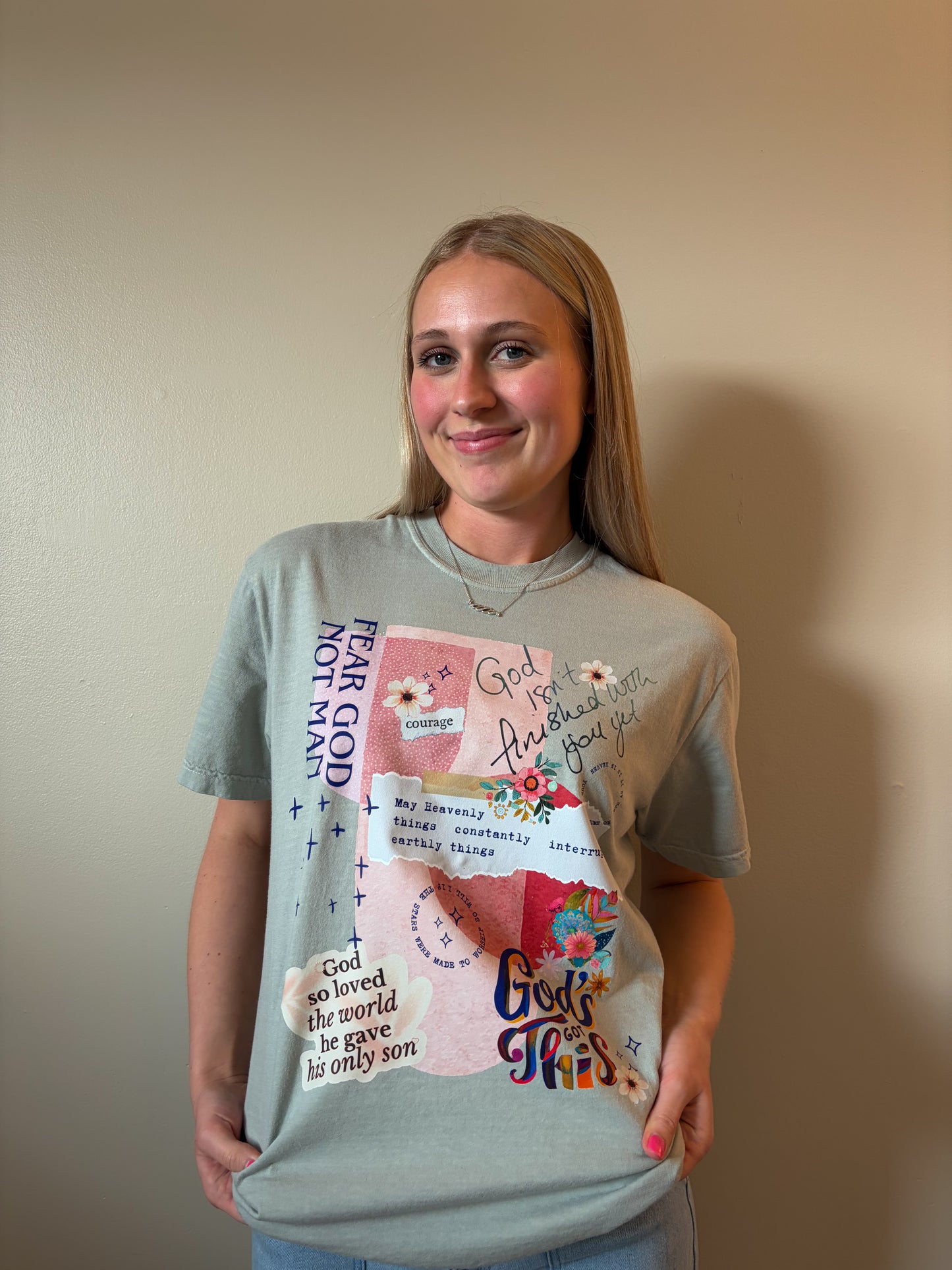 Christian Collage Graphic Tee
