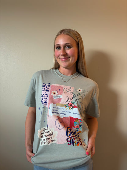 Christian Collage Graphic Tee