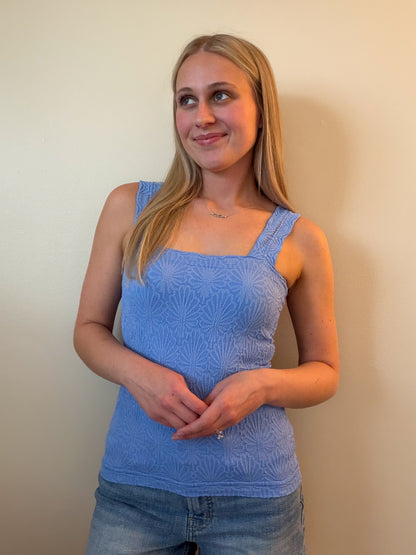 Lace Textured Tank Top