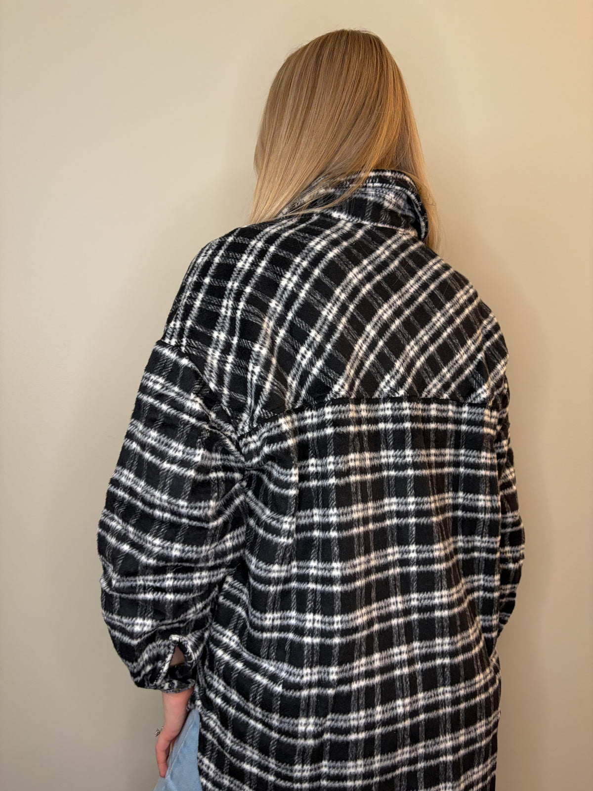 Black Plaid Shacket