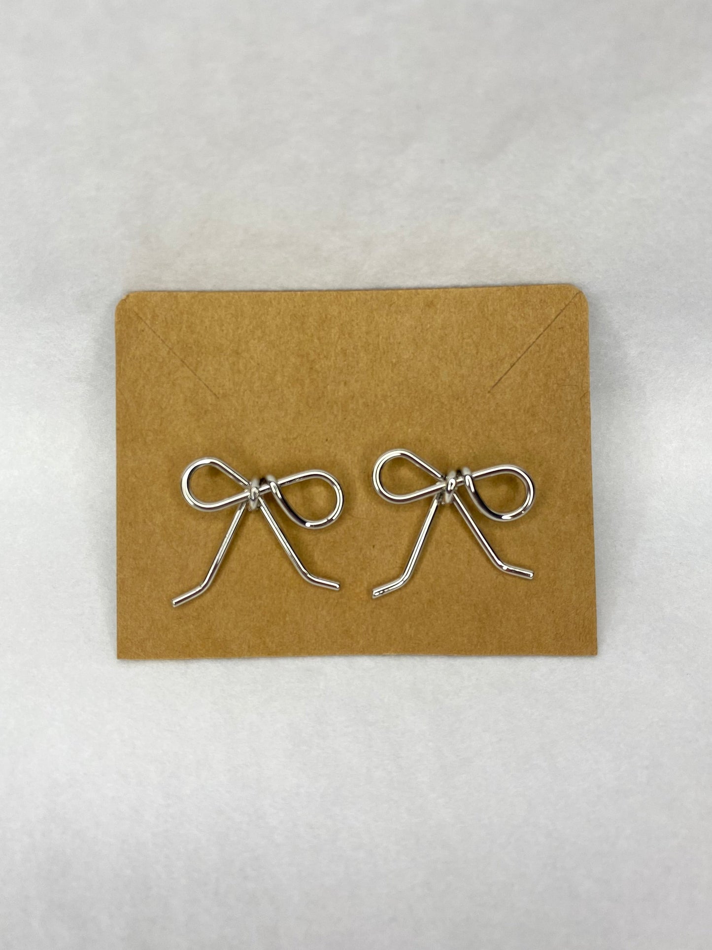 Wire Bow Earrings
