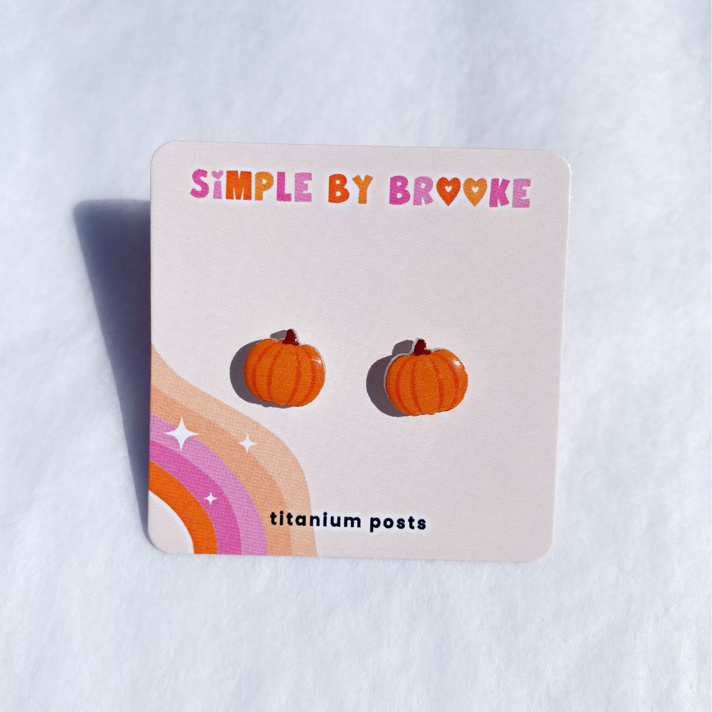 Pumpkin Earrings