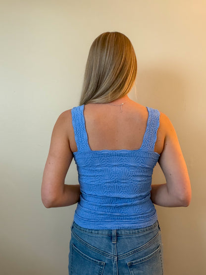 Lace Textured Tank Top