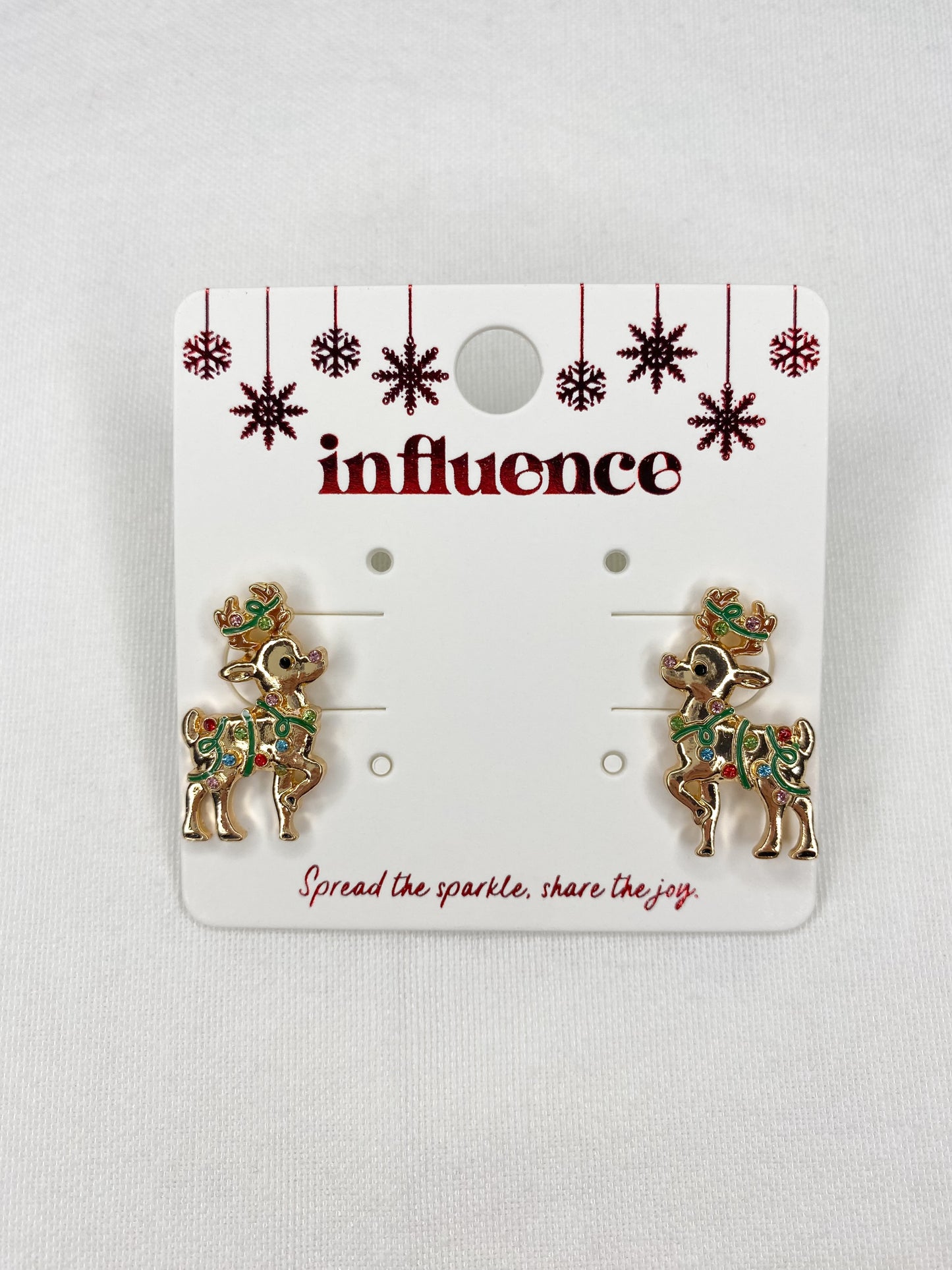 Christmas Reindeer Earrings
